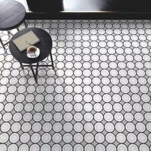 Patch Work Black & White 05 Pattern Tile