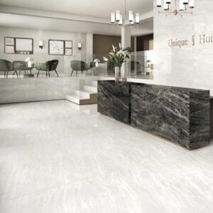 Cosmic White Marble Tile