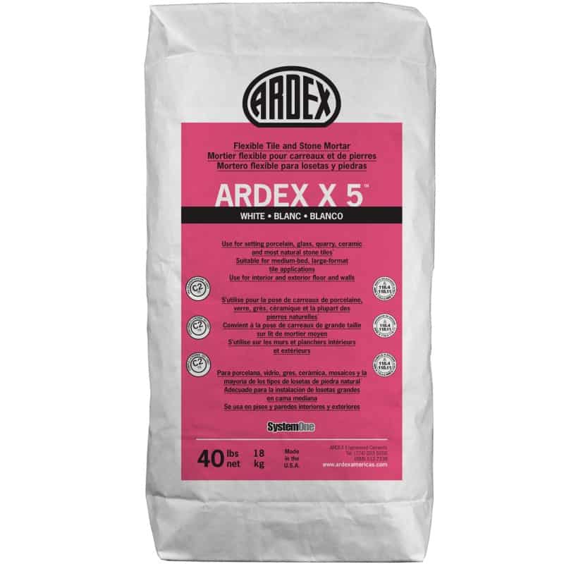 Ardex X 5 White - 40 Lb Bag