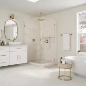 Bianco Covelano Marble Look Porcelain Tile