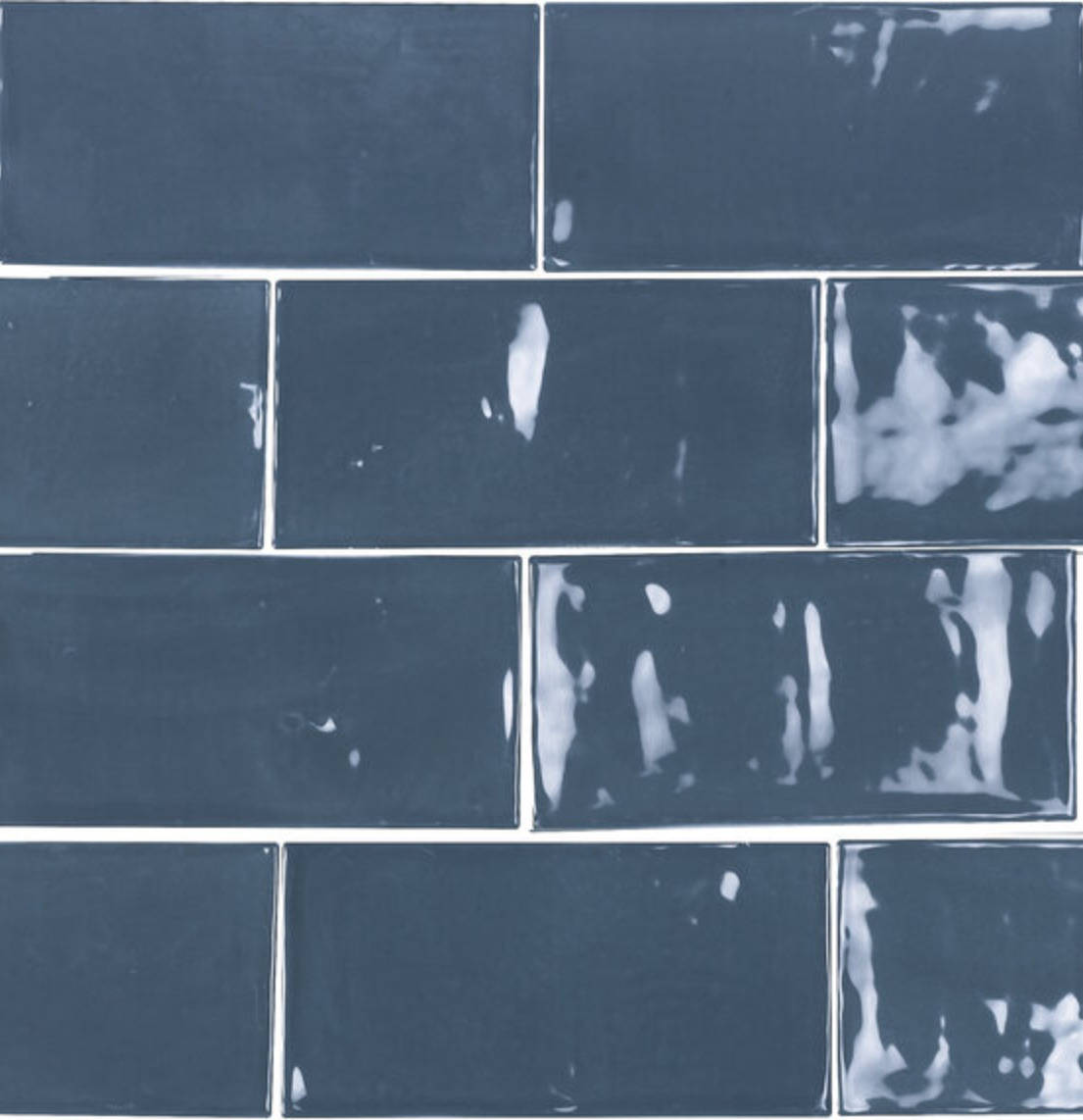 Switch Power Dark Blue Gloss Wall Tile
